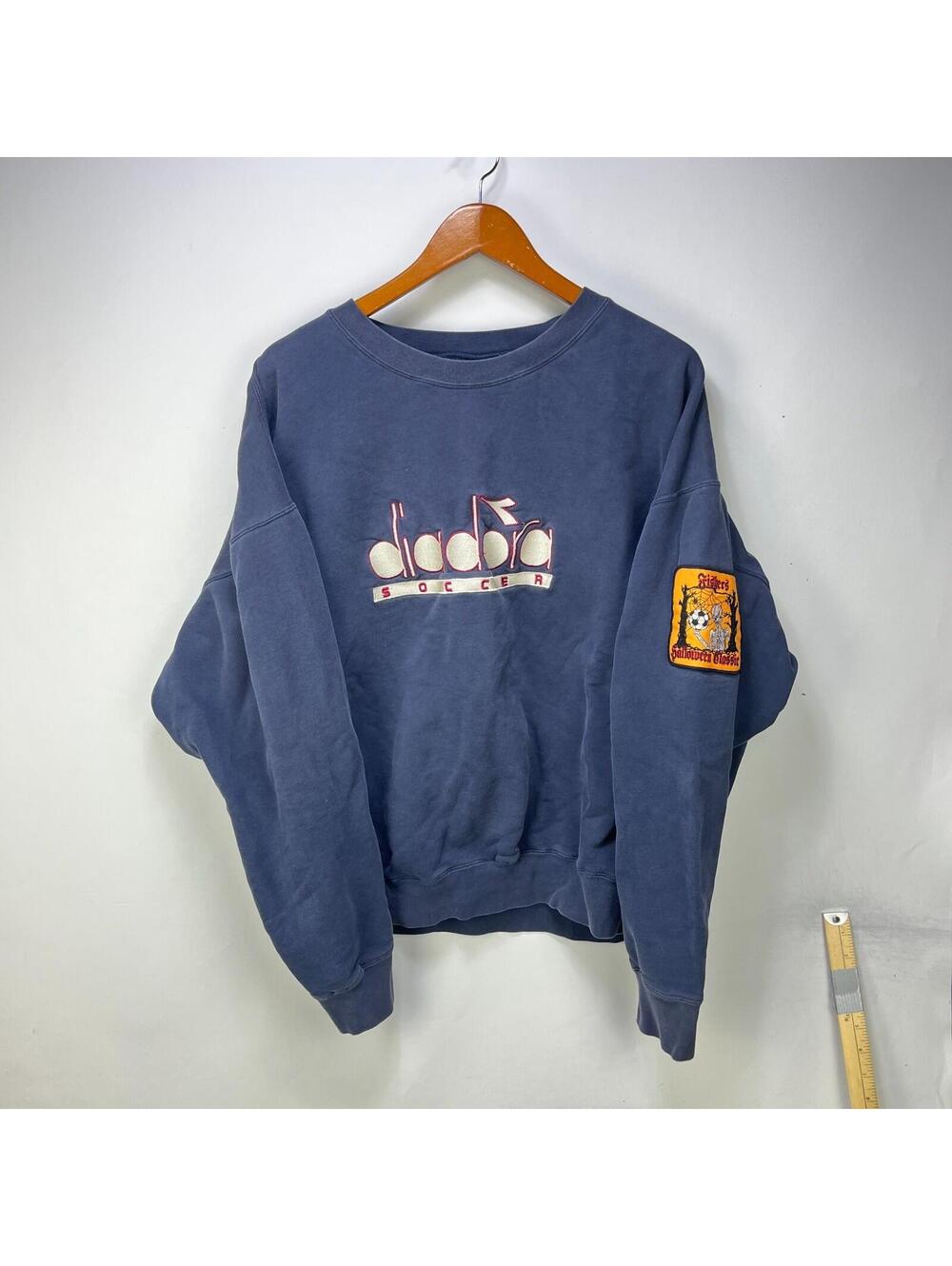 Vintage 90s Diadora Soccer Halloween Classic Sweatshirt XL
